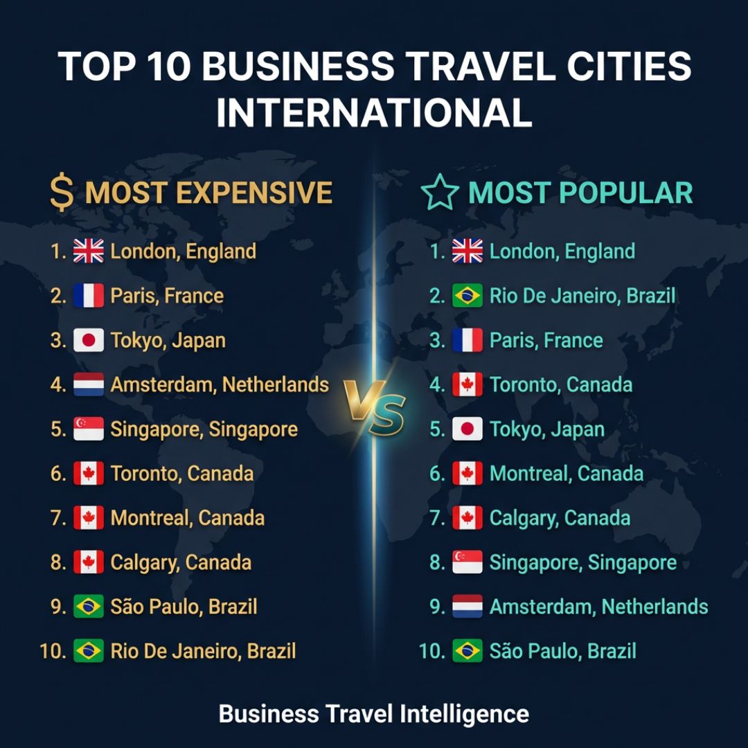 Top Business travel Cities international without Hickory logo